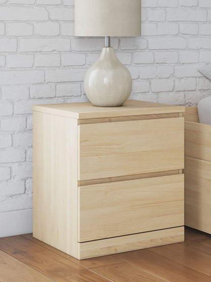 Onita - Two Drawer Night Stand by Ashley – view 3