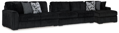 Midnight-Madness - 3 Piece Sectional by Ashley – view 3