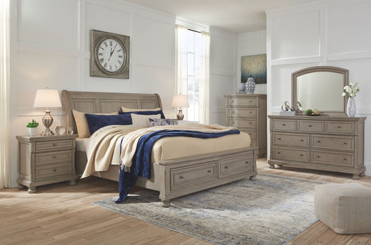 Lettner - Sleigh Bedroom Set by Ashley – view 2
