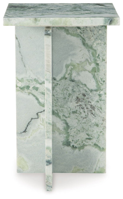 Deaconwell - Accent Table - White / Green by Ashley – view 2
