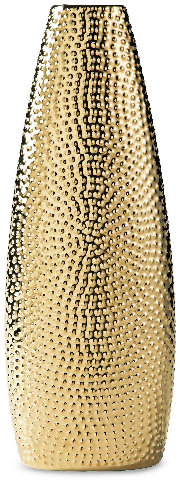 Efim - Vase - 13.75" - Gold Finish by Ashley – Vases & Jars