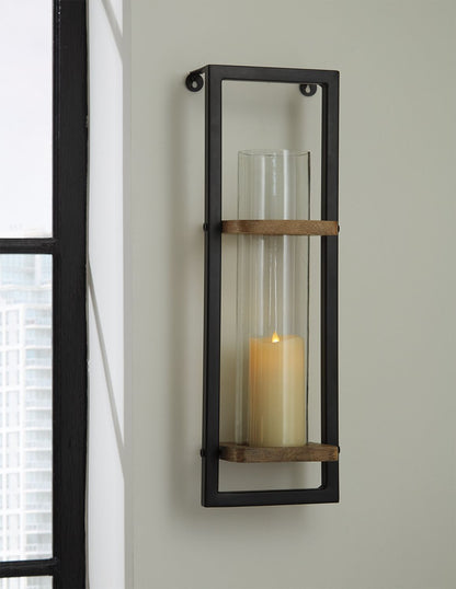 Colburn - Wall Sconce - Natural / Black by Ashley – view 2
