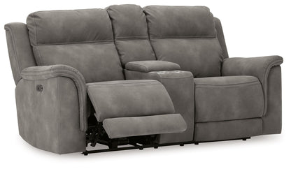 Next-Gen Durapella - Reclining Power Loveseat With Console by Ashley – view 4