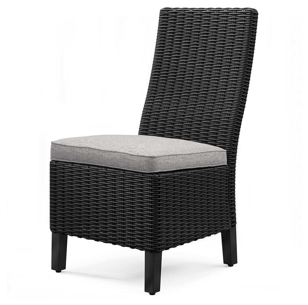 Beachcroft - Side Chair With Cushion (Set of 2) - Black / Light Gray by Ashley – view 2