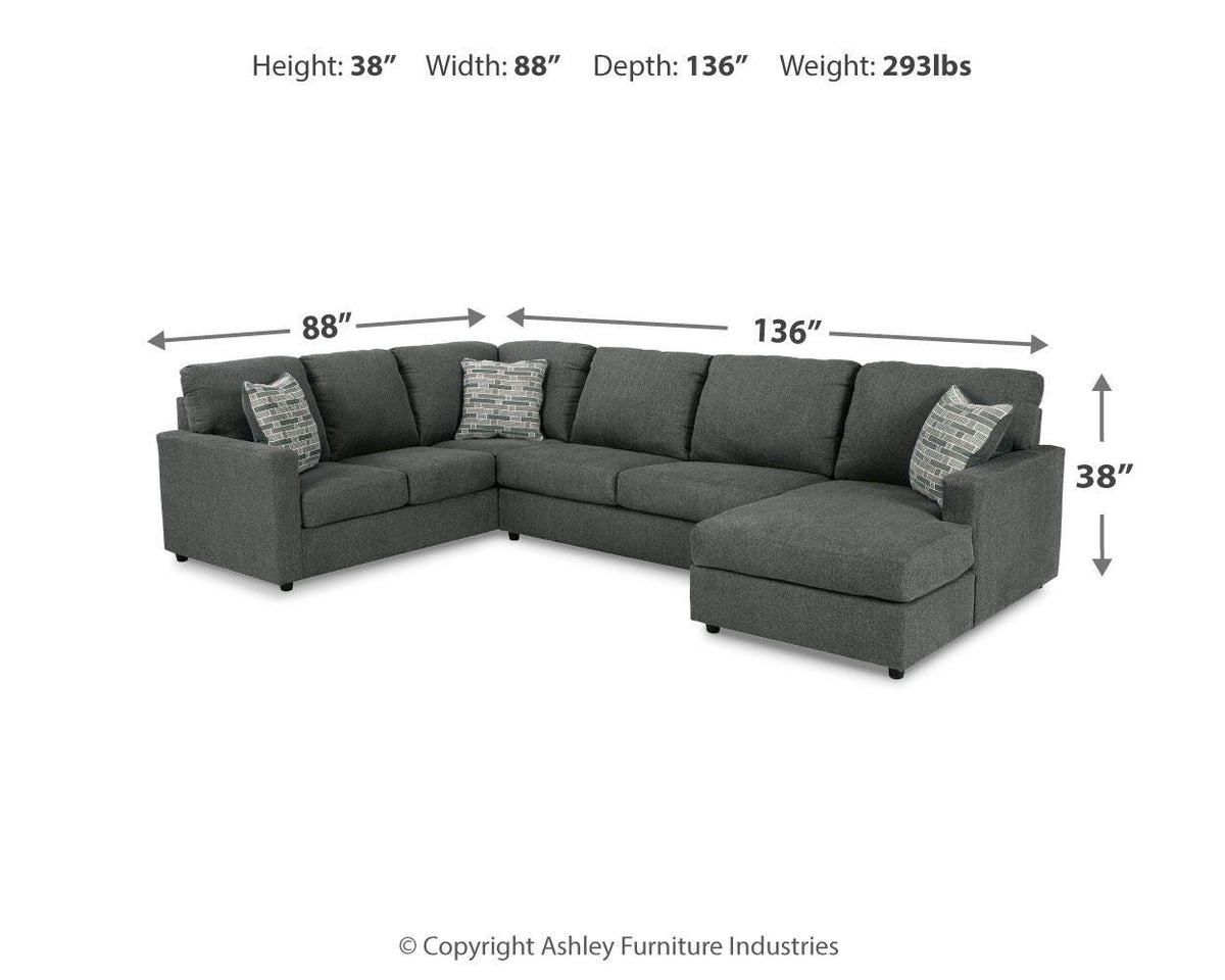 Edenfield - 3 Piece Sectional by Ashley – view 5