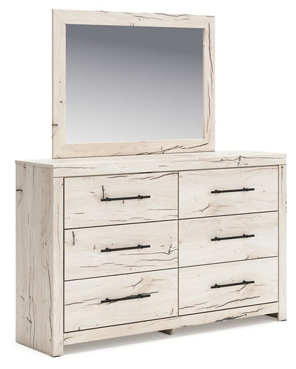 Lawroy - Dresser And Mirror - Light Natural – Dresser & Mirror