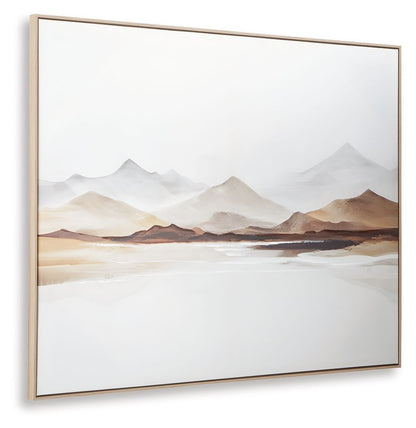 Karalen - Wall Art - White / Gray / Brown by Ashley – view 2