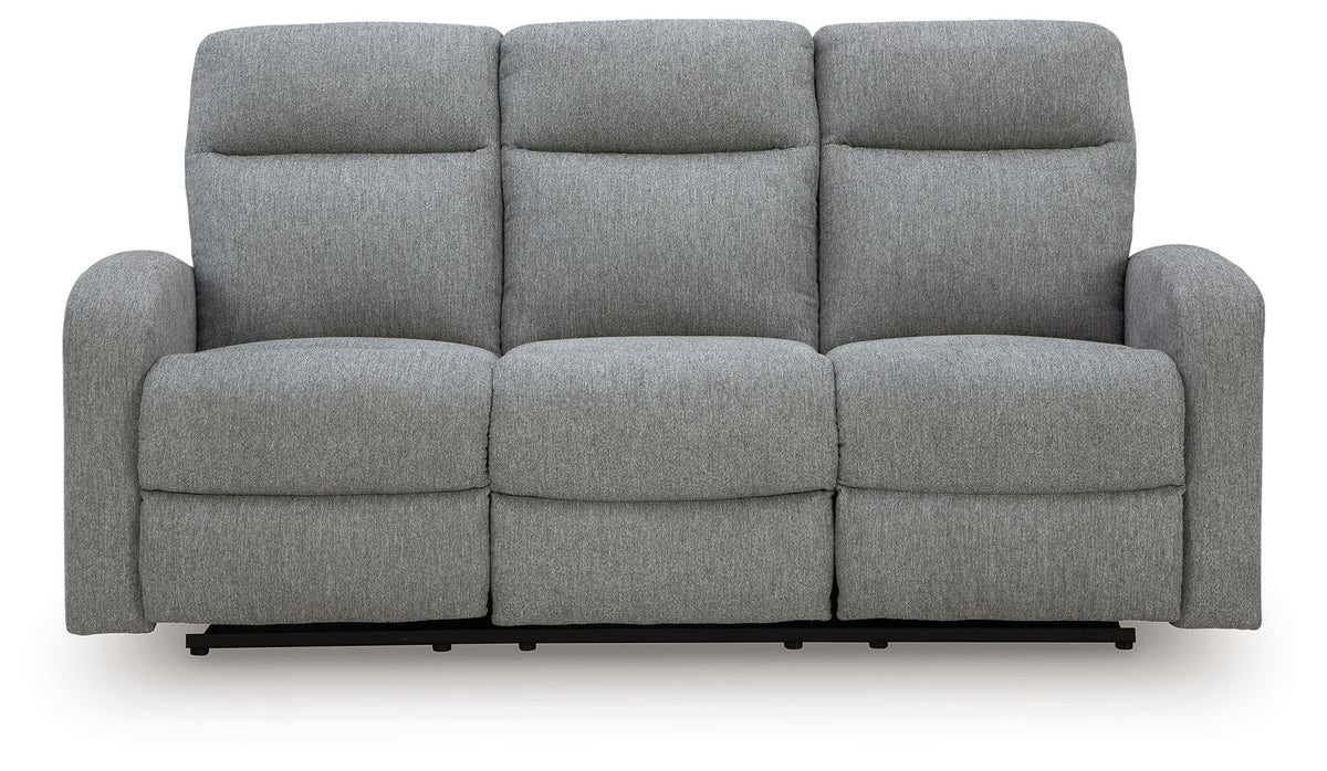 Gauntlet - Reclining Sofa - Sterling by Ashley – view 2