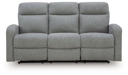 Gauntlet - Reclining Sofa - Sterling by Ashley – view 2
