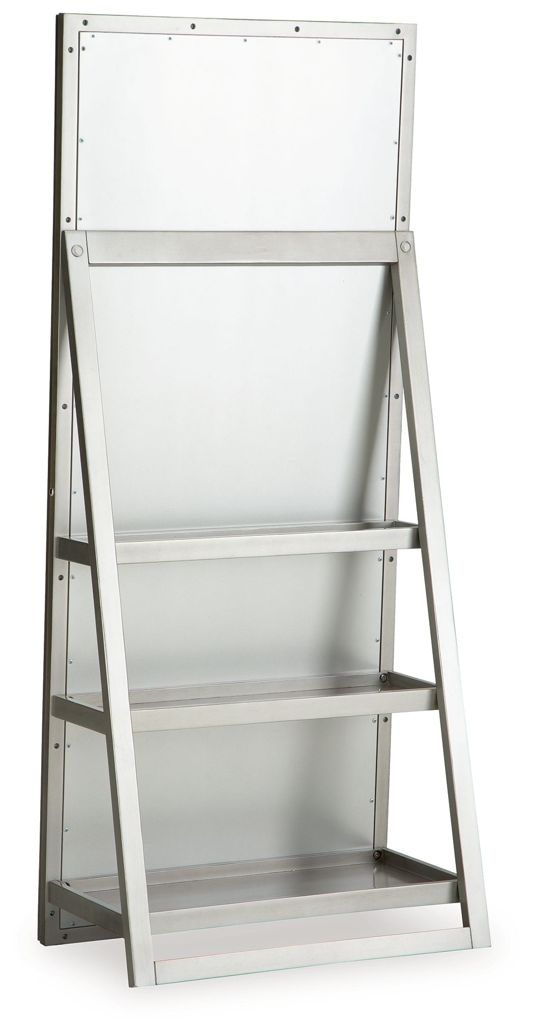Evesen - Floor Standing Mirror With Storage - Champagne by Ashley – view 3