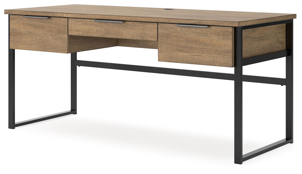 Montia - Home Office Desk - Light Brown by Ashley – view 2