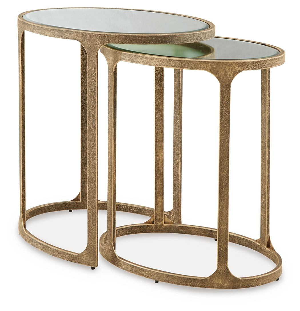 Irmaleigh - Accent Table Set (Set of 2) - Antique Black by Ashley – view 2