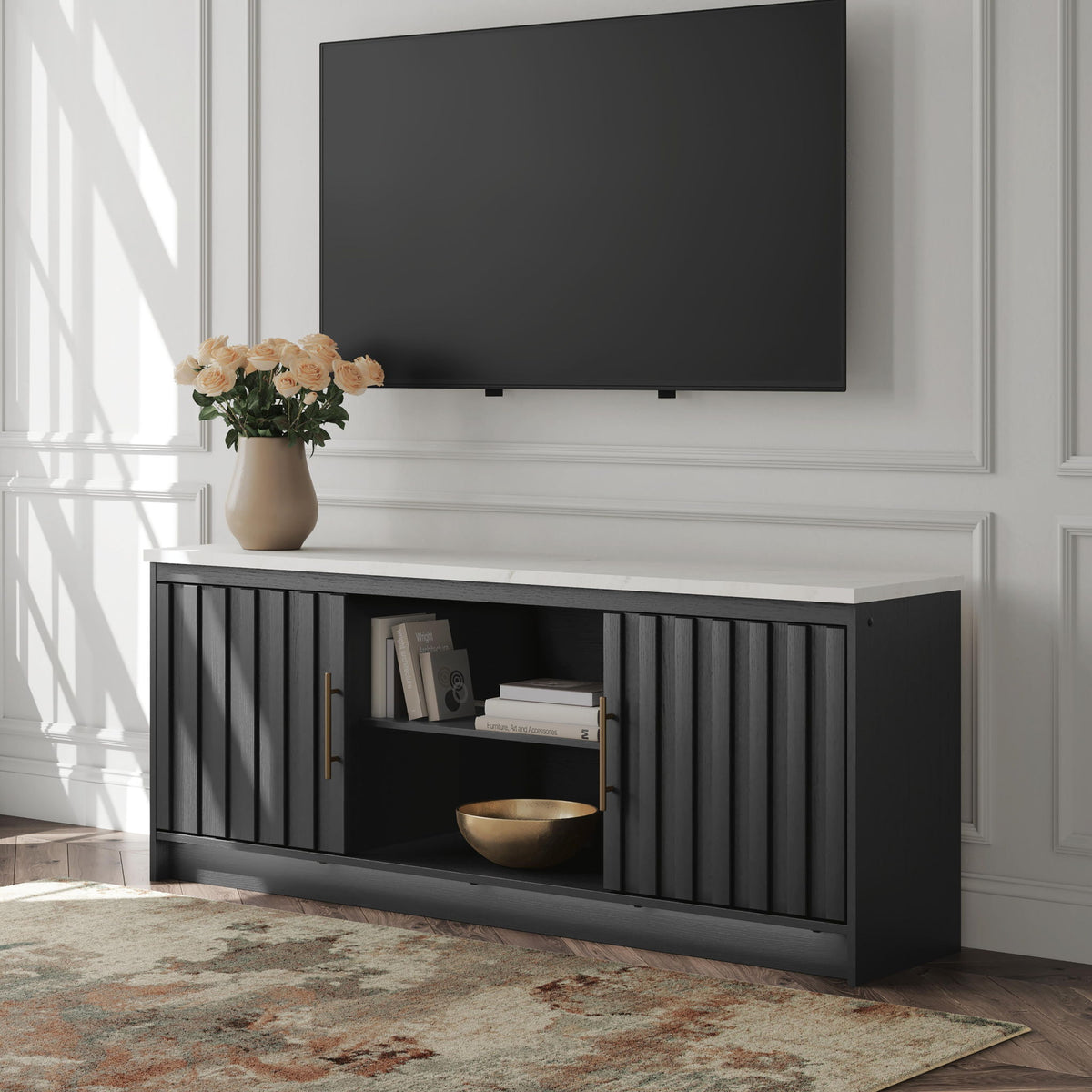 Cadmori - TV Stand With Fireplace Option by Ashley – view 4