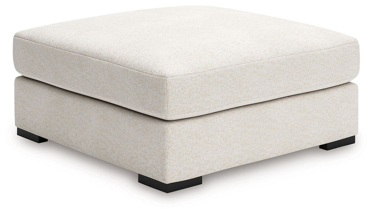Donelson Creek - Oversized Accent Ottoman - Vanilla – Accent Ottomans