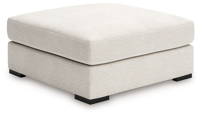 Donelson Creek - Oversized Accent Ottoman - Vanilla – Accent Ottomans