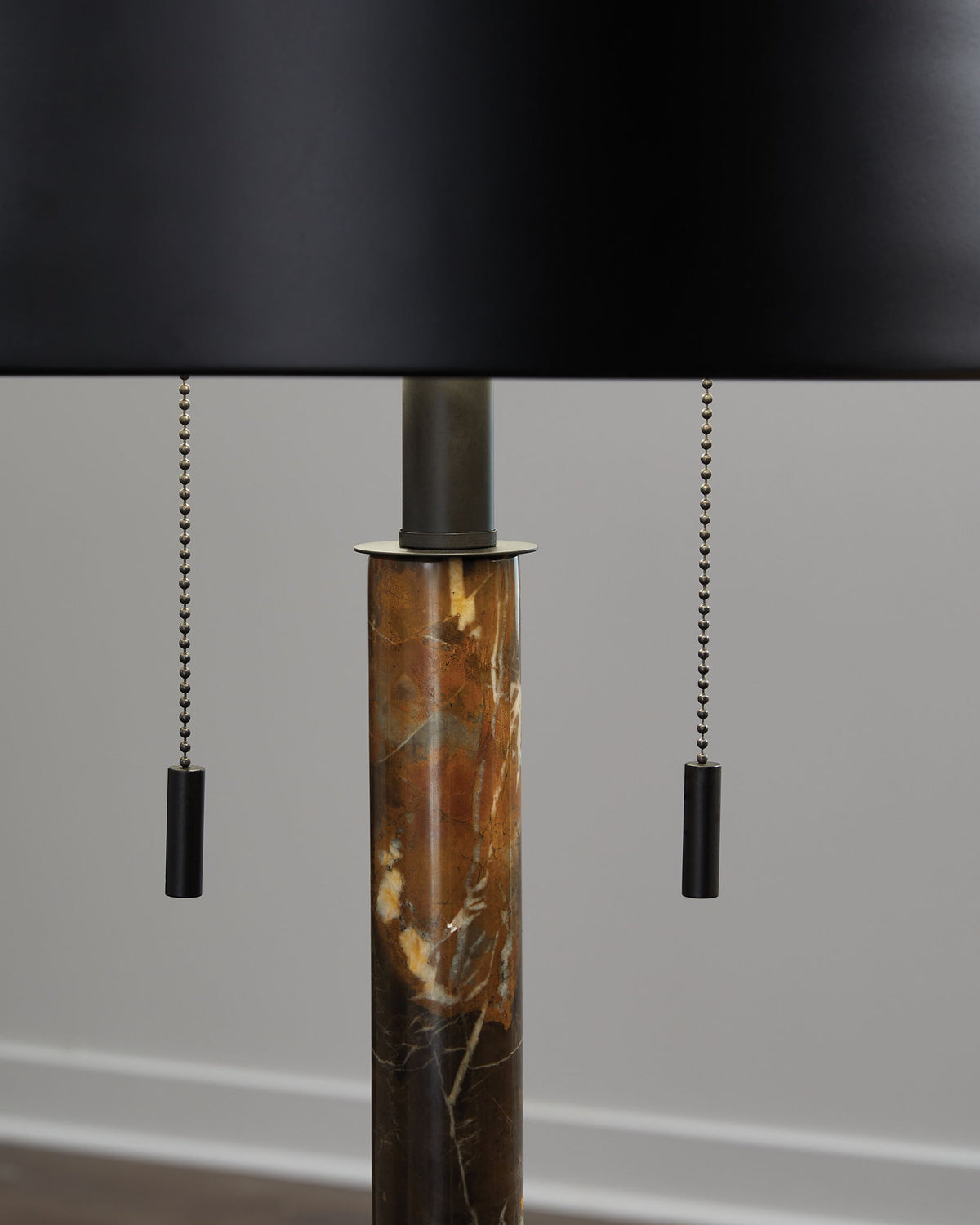 Alanbert - Metal Table Lamp - Brown / Black by Ashley – view 2