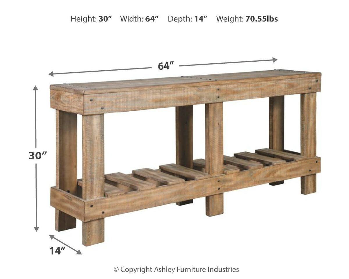 Susandeer - Console Sofa Table - Brown by Ashley – view 2