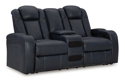 Fyne-dyme - Power Reclining Loveseat With Console/Adj Hdrst by Ashley – view 2