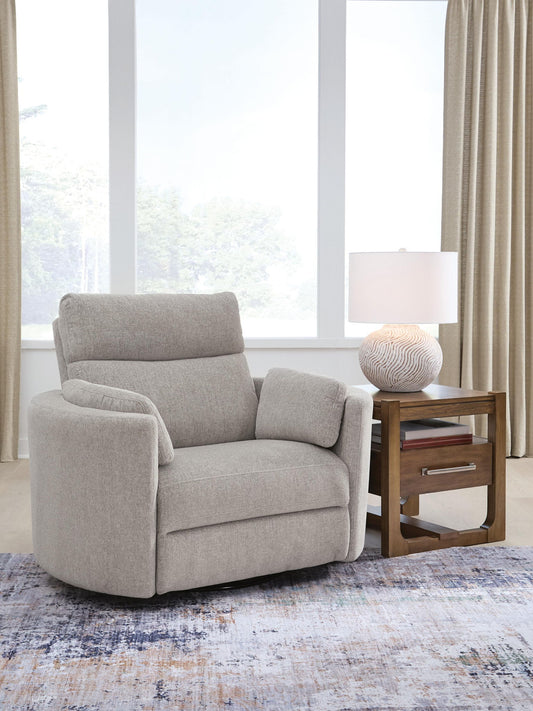 ModMax Luxe - Swivel Glider Power Recliner - Flint – view 2