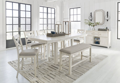 Robbinsdale - Rectangular Counter Height Dining Extension Table Set by Ashley – view 2