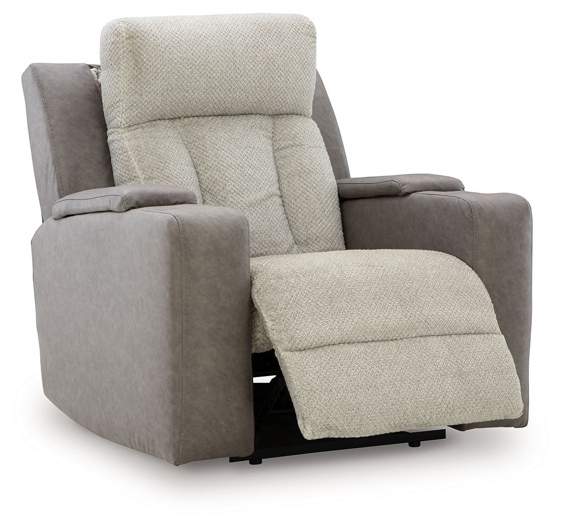WhipLash - Power Recliner With Adj Headrest - Sisal by Ashley – view 2