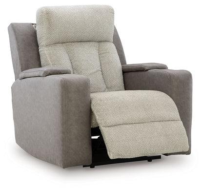 WhipLash - Power Recliner With Adj Headrest - Sisal by Ashley – view 2