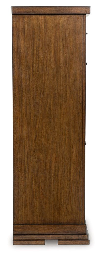 Taffenbrook - Five Drawer Chest - Medium Brown – view 3