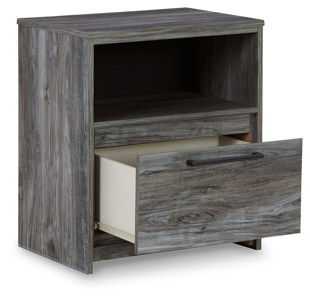 Baystorm - One Drawer Night Stand - Gray by Ashley – view 2