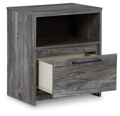 Baystorm - One Drawer Night Stand - Gray by Ashley – view 2