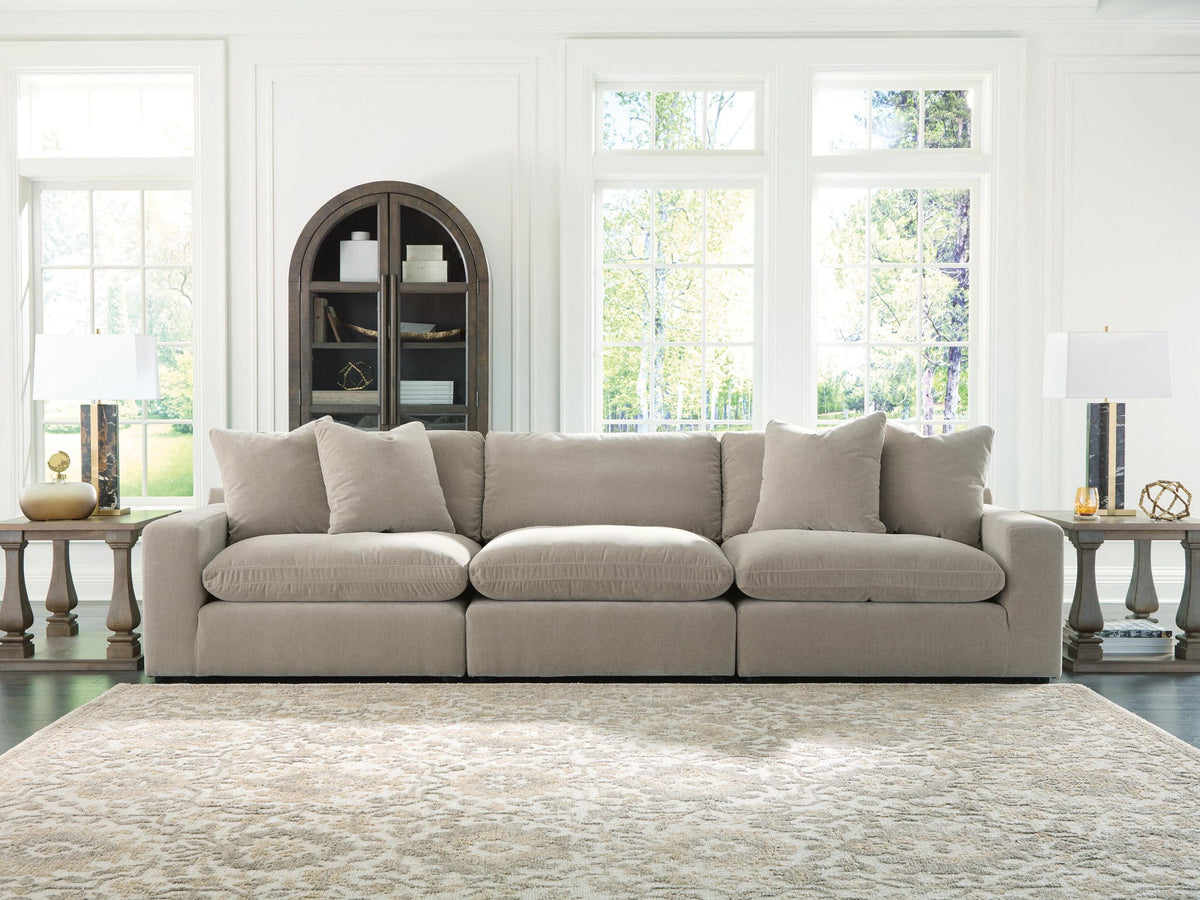 Maxton Heights - 3-Piece Sectional Sofa - Pebble – view 2