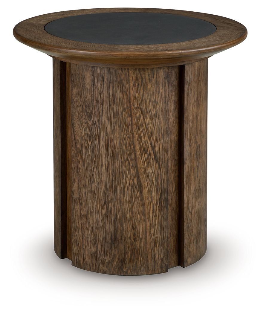Dontayne - Round Table by Ashley – End Tables