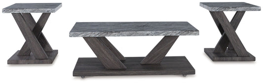 Bensonale - Occasional Table Set (Set of 3) - Brown / Gray by Ashley – view 2