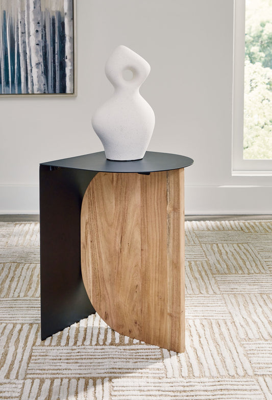 Ladgate - Accent Table - Black / Natural by Ashley – view 2