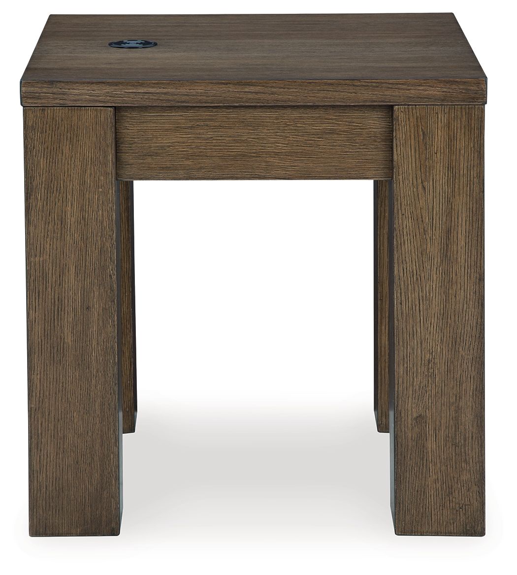 Rosswain - Square End Table - Warm Brown by Ashley – view 2