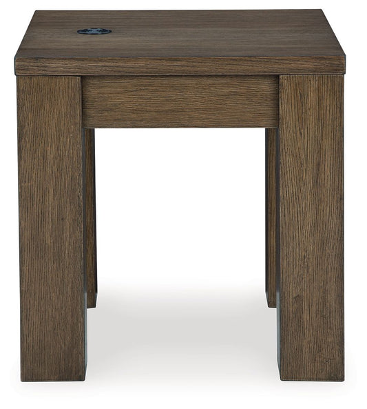 Rosswain - Square End Table - Warm Brown by Ashley – view 2