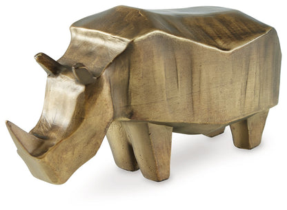 Gentwell - Sculpture - Antique Gold Finish by Ashley – Sculptures & Figurines