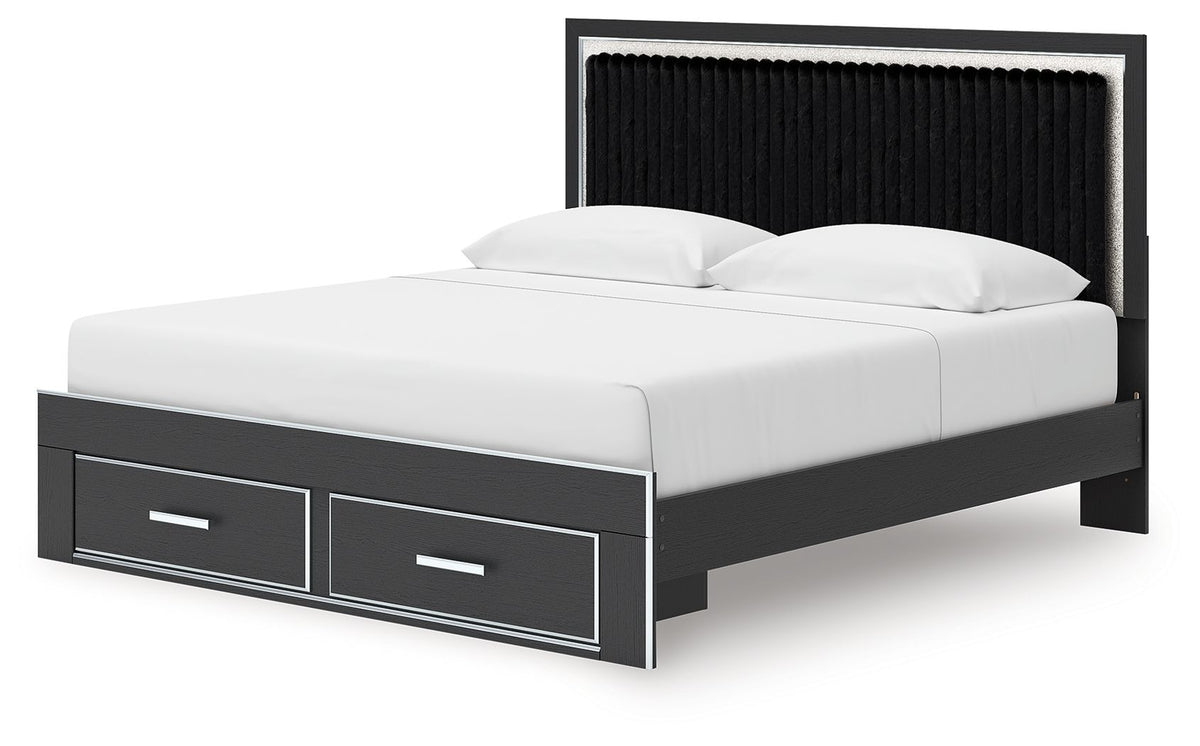 Zuraleus - Upholstered Panel Platform Storage Bed by Ashley – view 6