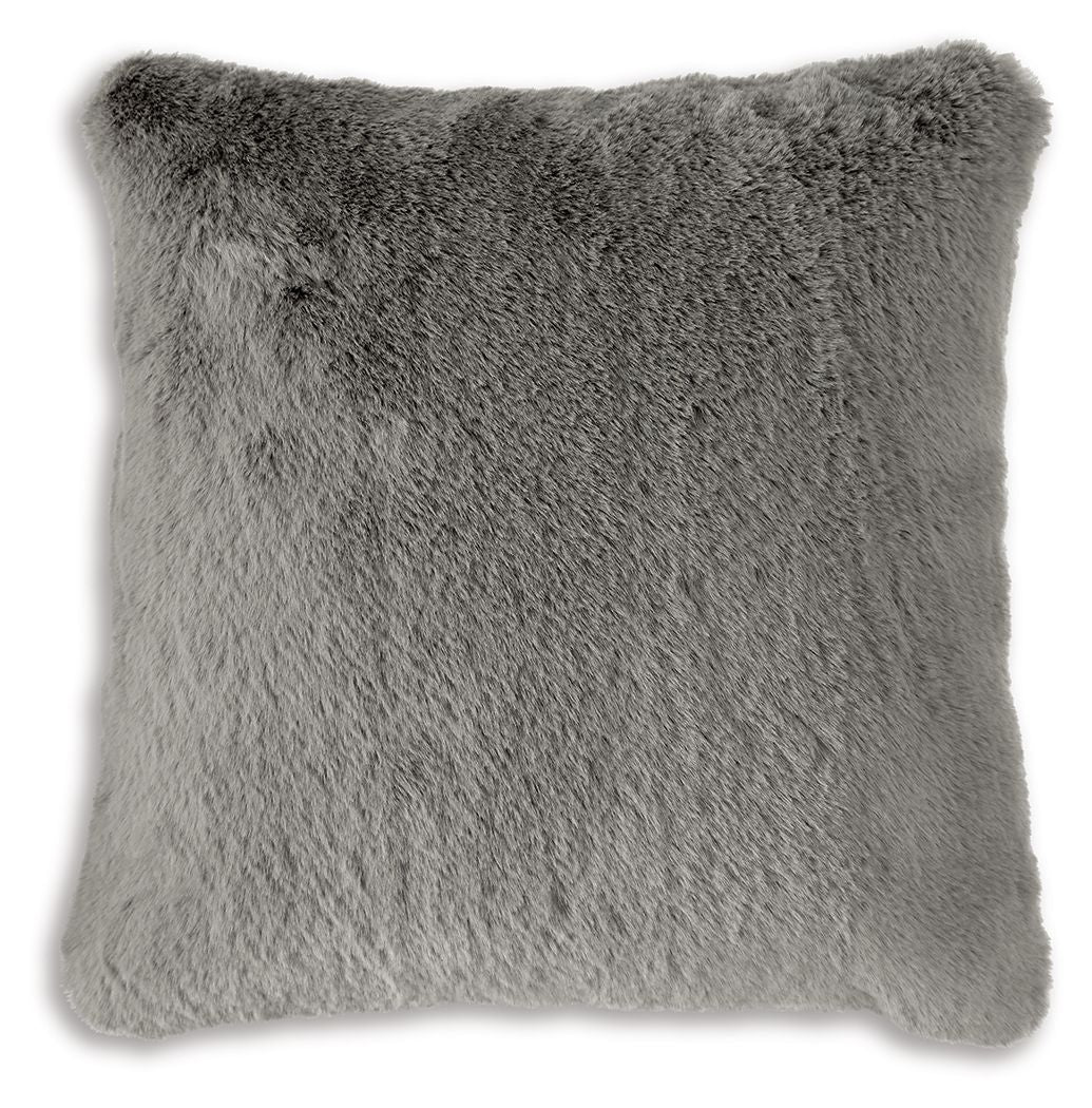 Gariland - Faux Fur Pillow by Ashley – view 3