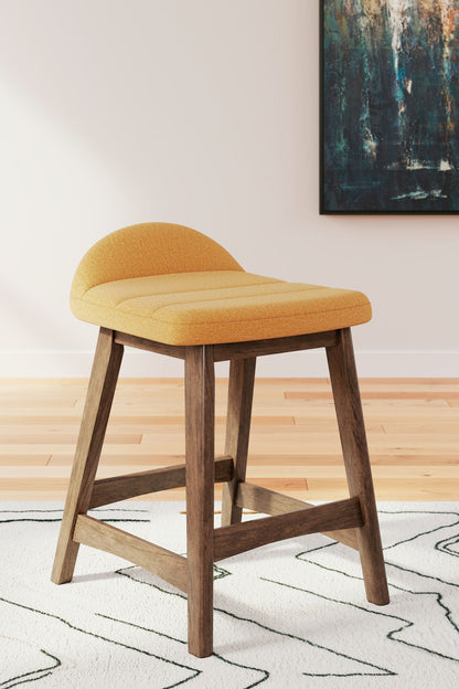 Lyncott - Upholstered Barstool (Set of 2) by Ashley – view 6