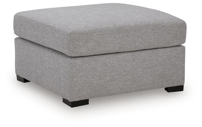 UrbanCrest - Oversized Accent Ottoman - Pewter by Ashley – Accent Ottomans