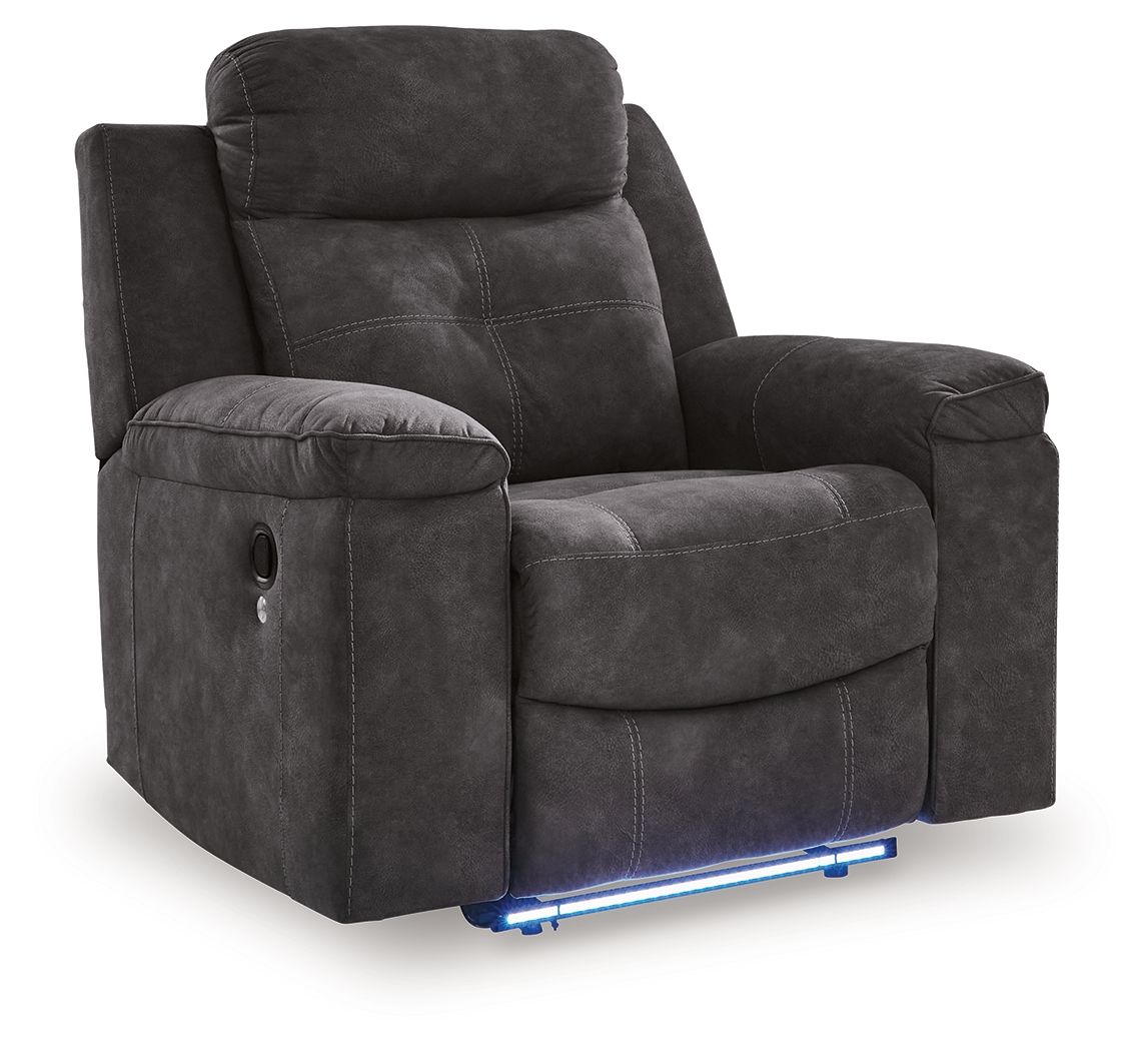 Brysonview - Zero Wall Recliner - Charcoal – Reclining Chairs