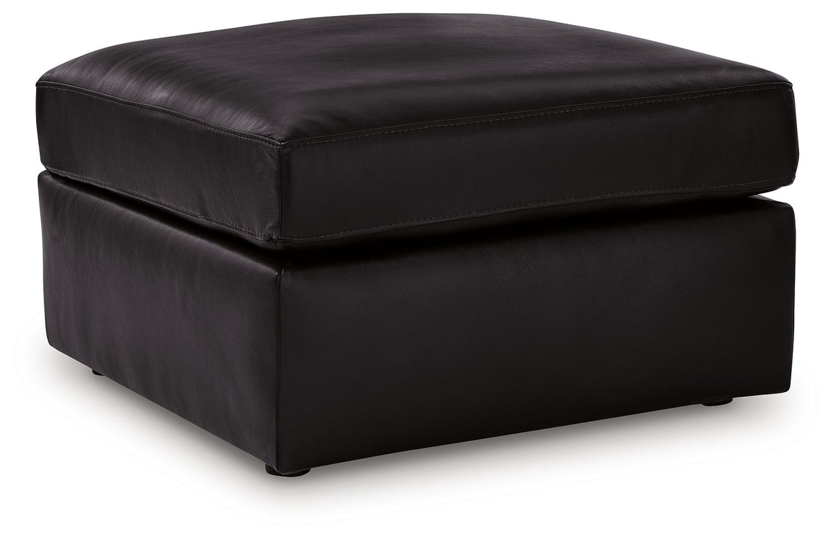 Modmax II - Oversized Accent Ottoman - Black by Ashley – Accent Ottomans