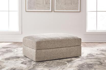 Nexora-Court - Oversized Accent Ottoman - Burlap by Ashley – view 2