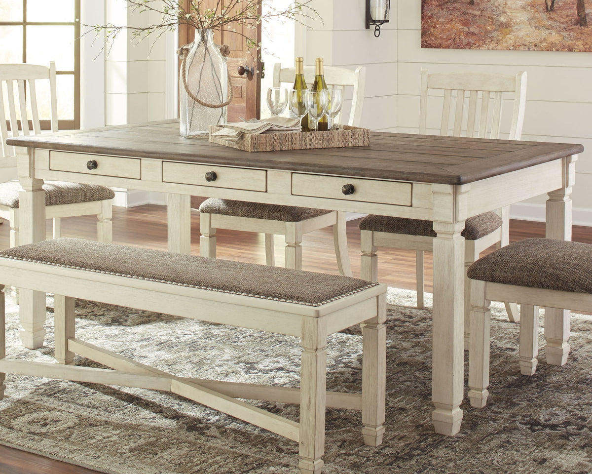 Bolanburg - Rectangular Dining Room Table - Beige by Ashley – view 2