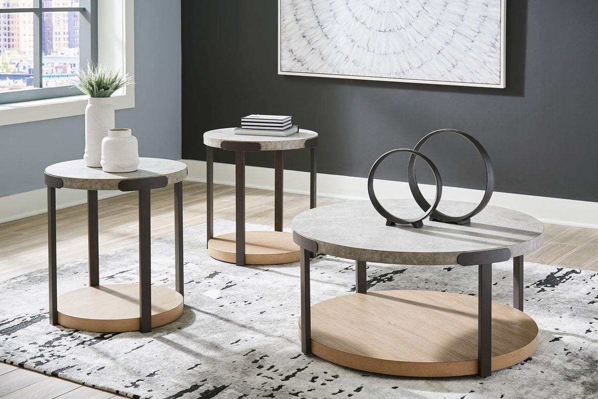 Darthurst - Occasional Table Set (Set of 3) - Light Brown by Ashley – view 3