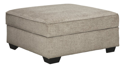 Bovarian - Ottoman With Storage - Stone by Ashley – Storage Ottomans