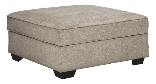 Bovarian - Ottoman With Storage - Stone by Ashley – Storage Ottomans
