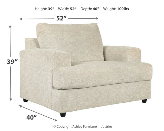 Soletren - Chair and a Half - Stone by Ashley – view 2