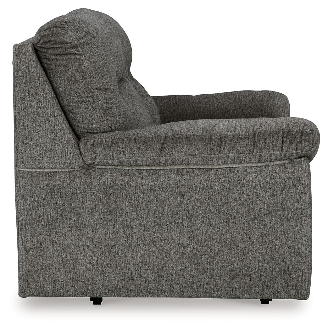 Bindura - Glider Loveseat - Mineral by Ashley – view 2