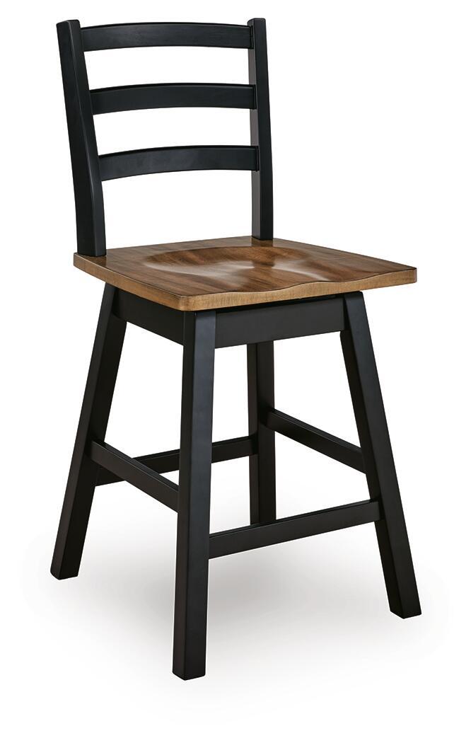 Wildenauer - Swivel Stool (Set of 2) by Ashley – view 4